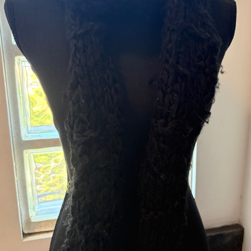 Billabong Black ExtraLong Knit Scarf